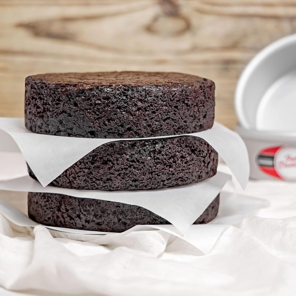 Fat Daddio's Aluminum Round Cake Pan Set, 5 Piece Set image 2