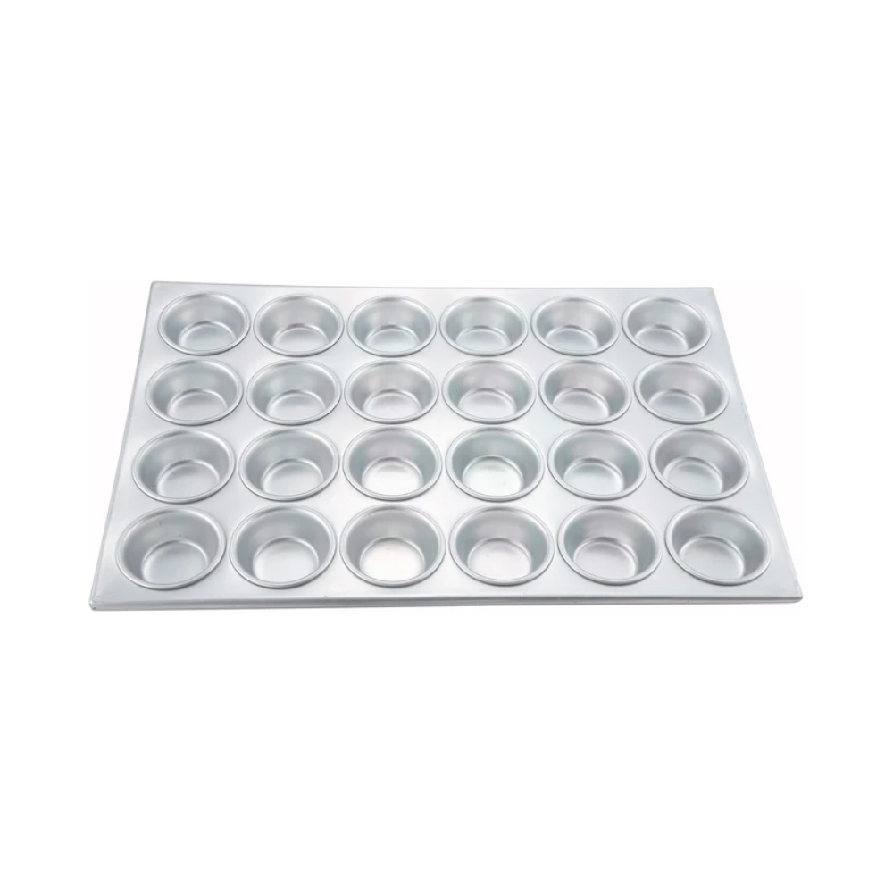 Winco Aluminum Muffin Pan, 24 Cavities image 1