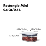 OXO Good Grips Rectangular Container, 0.6 qt image 2
