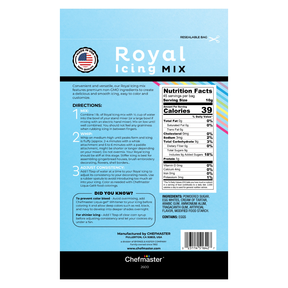 Chefmaster Royal Icing Mix, 16 oz. image 1