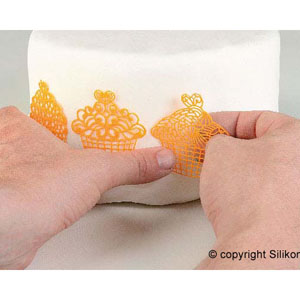 Silikomart Cupcakes Tricot Decor Mat image 2