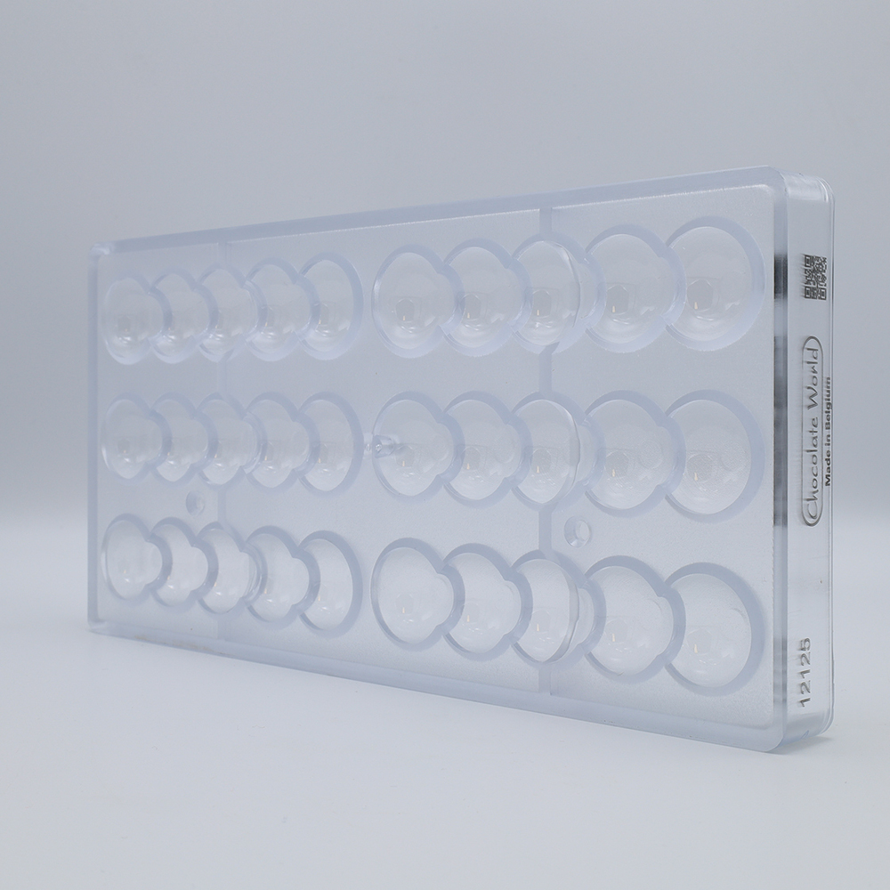 Chocolate World Polycarbonate 5 Balls Bar Chocolate Mold, 6 Cavities image 3