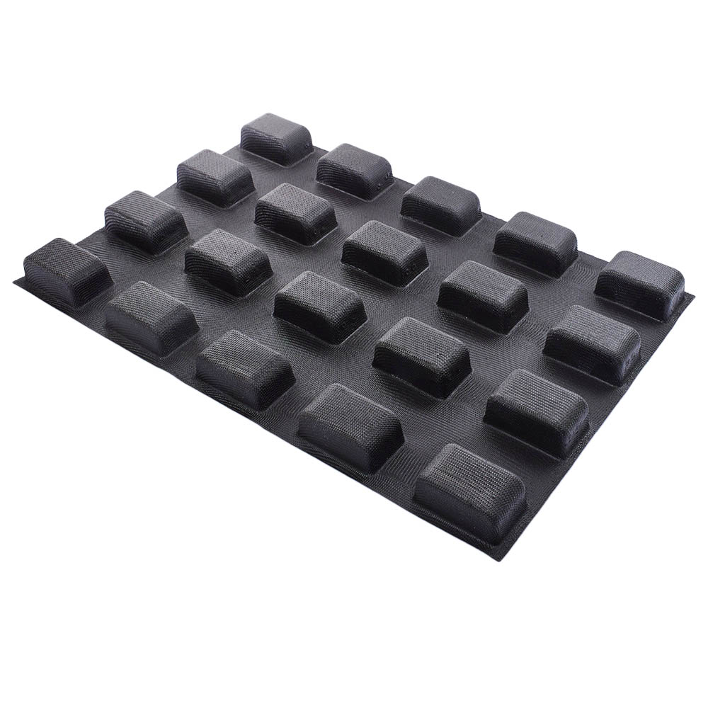 Demarle Flexipan Origine Oval Pavers Mold, 20 Cavities image 1