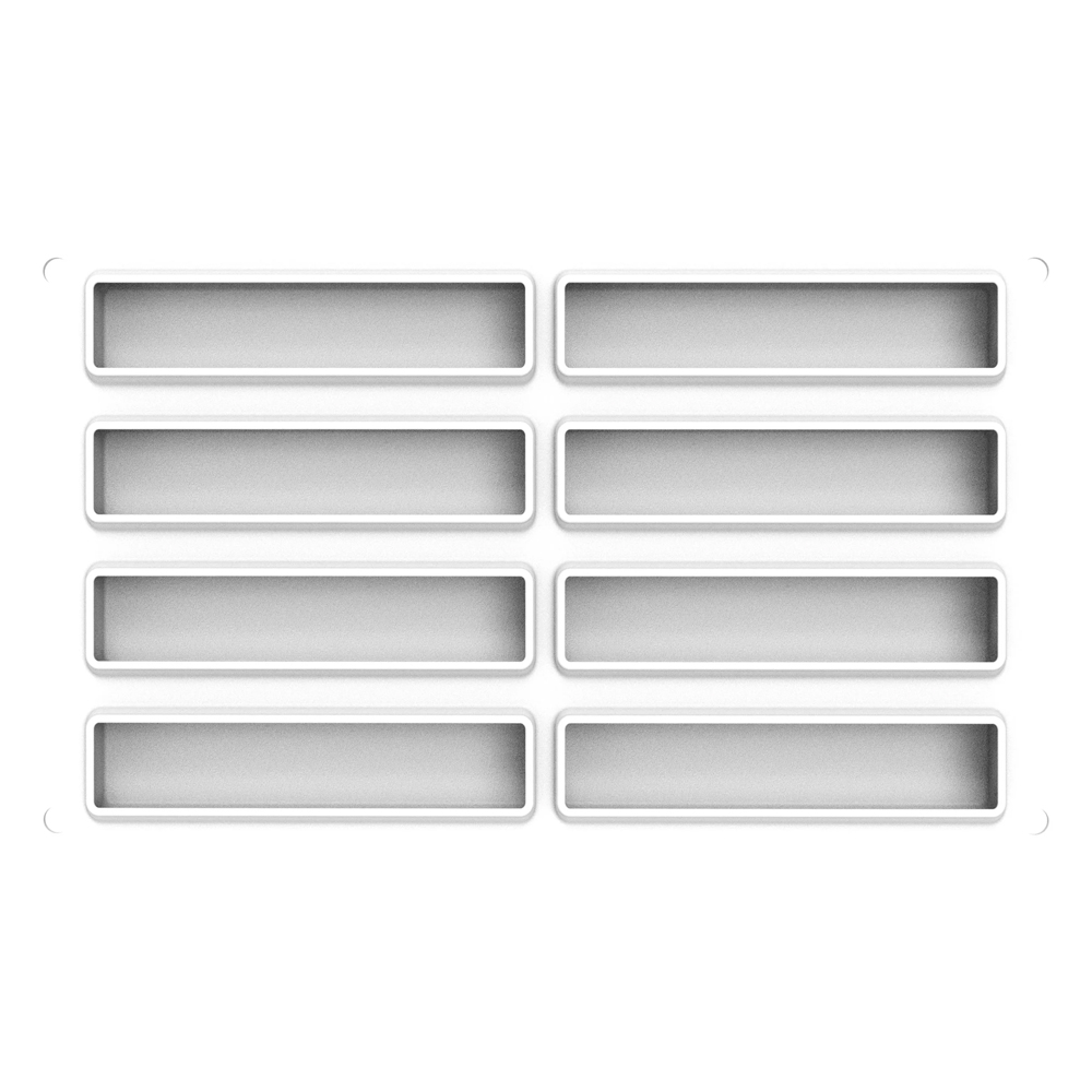 Silikomart SWEET RECTANGLE 85 Silicone Mold, 8 Cavities image 1