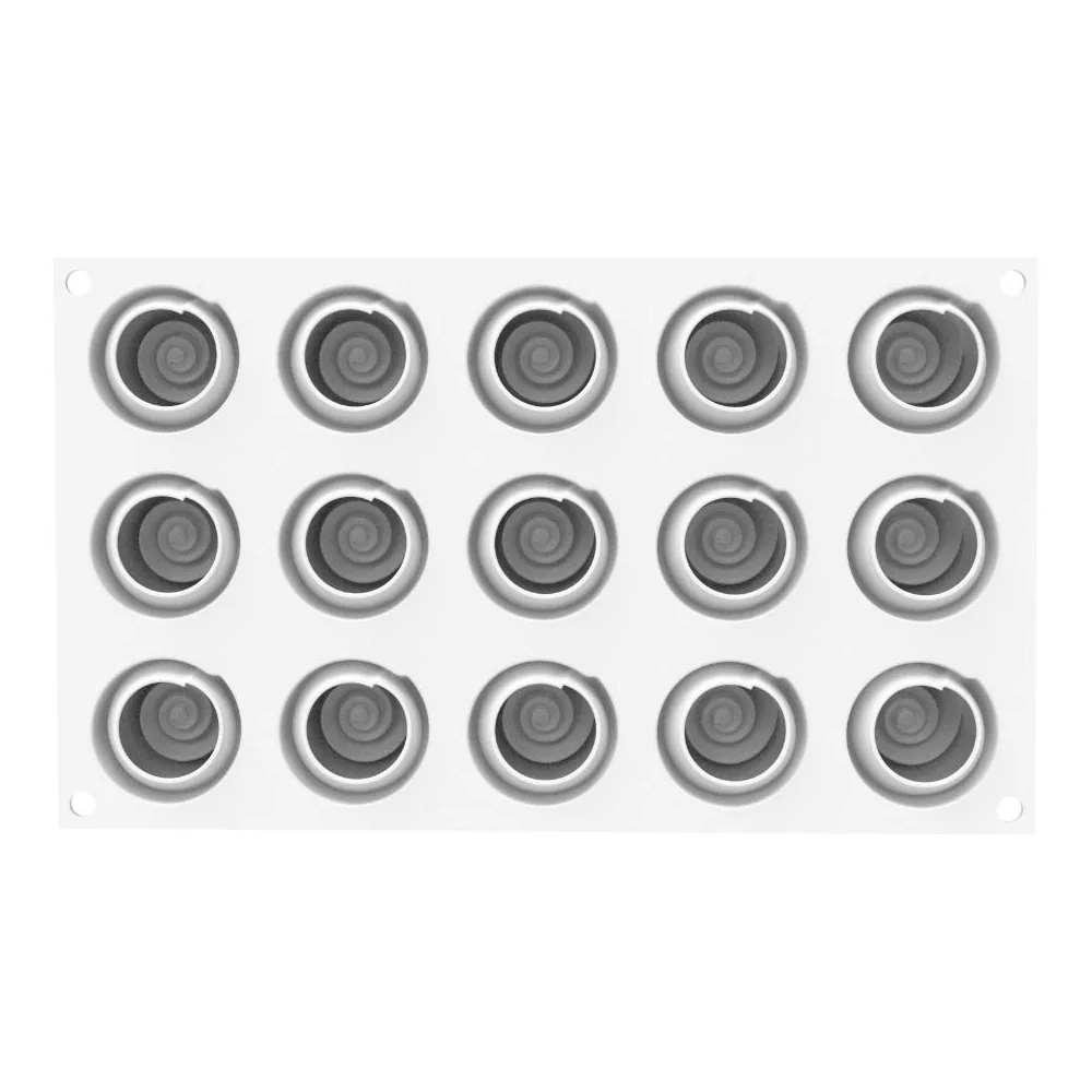 Silikomart GIVRE 30 Silicone Mold, 15 Cavities image 3