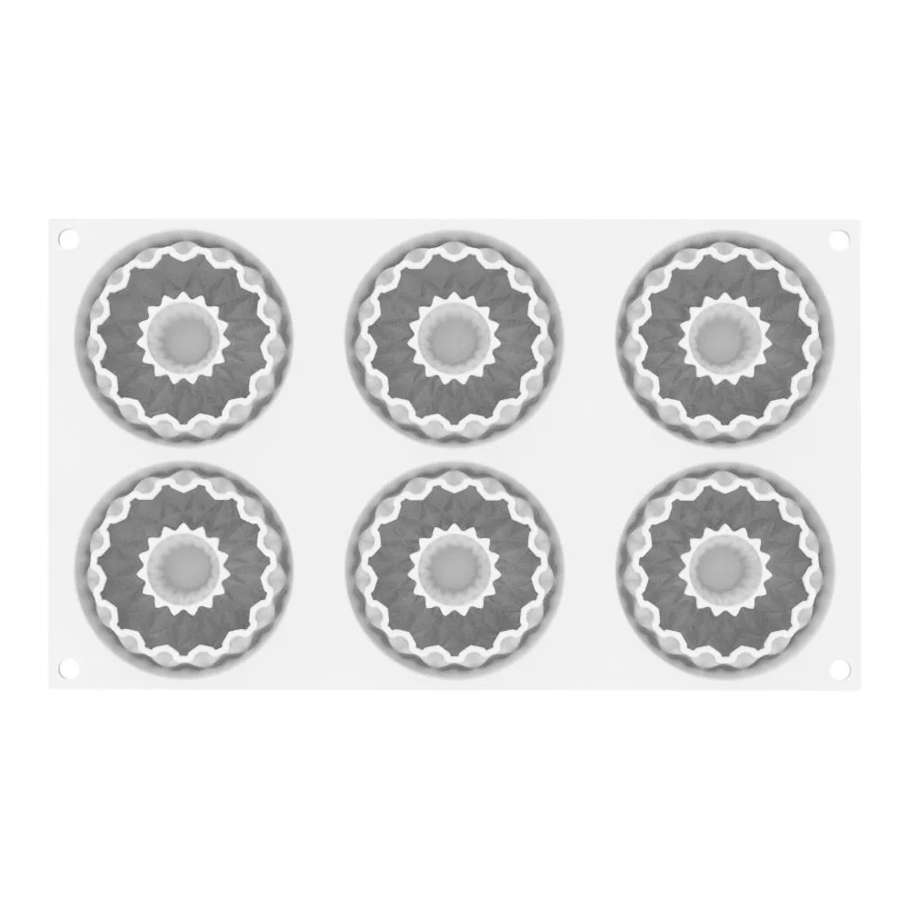 Silikomart KALEIDO 75 Silicone Mold, 6 Cavities image 3