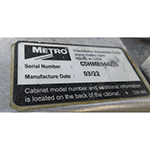 Metro C539-H-DD8890-U Insulated Mobile Heated Cabinet, Used Excellent Condition image 5