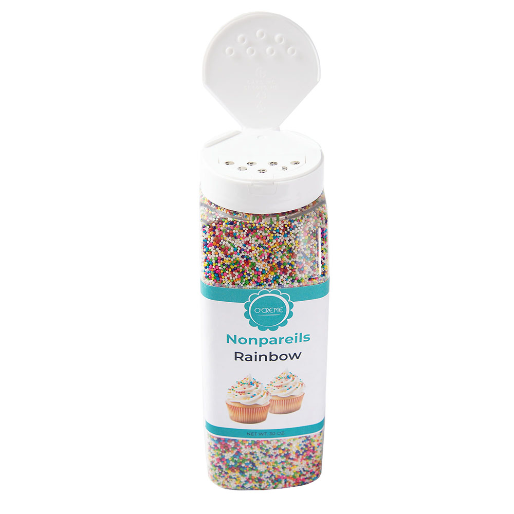 O'Creme Rainbow Nonpareils, 30 oz. image 1