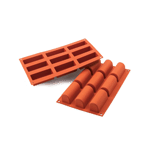 Silikomart Silicone Mold Log 2.8 Oz, 1-1/4" x 3-5/16" x 1-3/8" High, 9 Cavities image 2