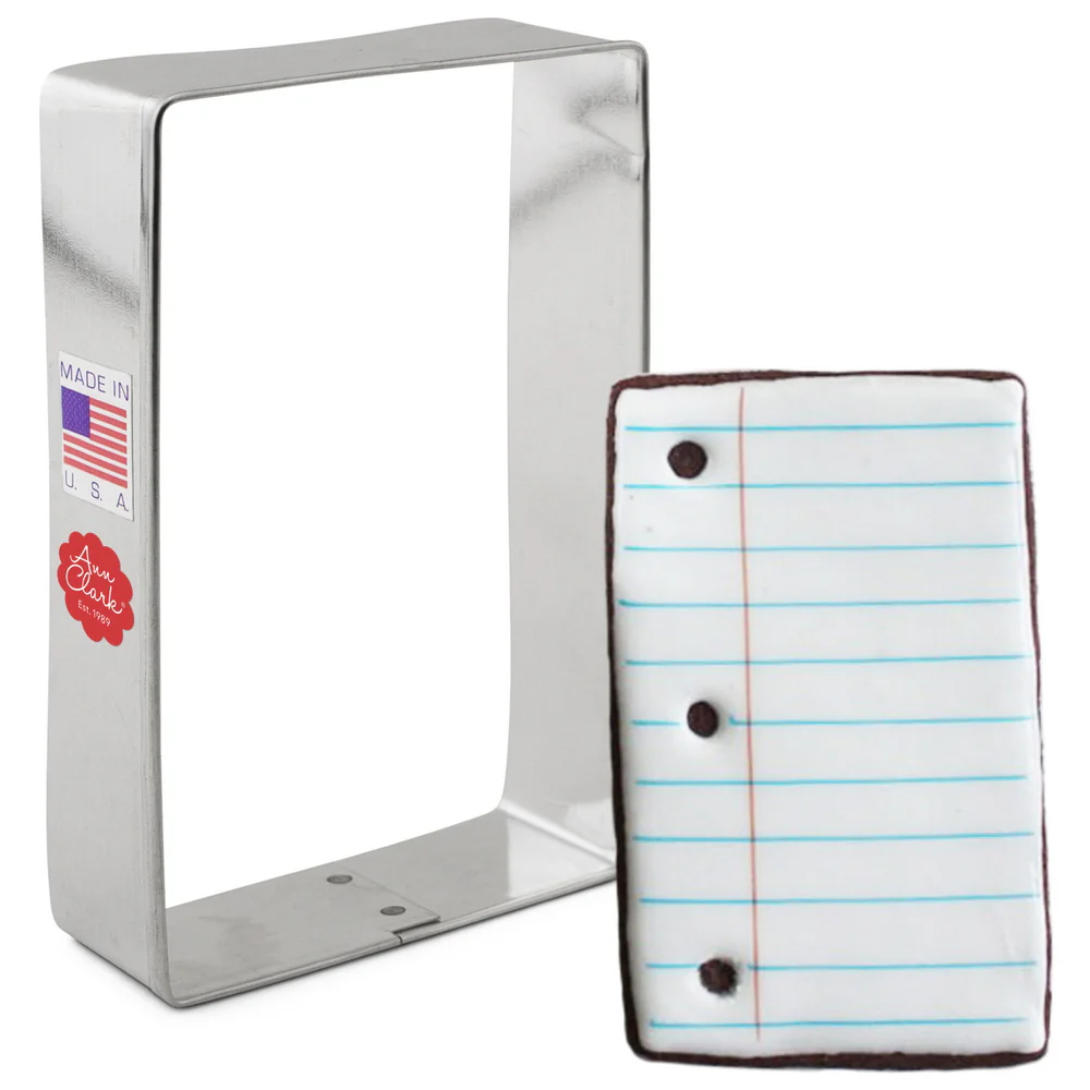 Ann Clark Rectangle Tinplated Cookie Cutter, 3-7/8" x 2-5/8" image 2