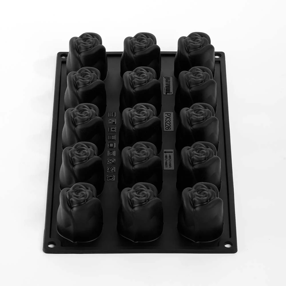 Pavoni Pavoflex PX3226 Romance 40Time Silicone Mold, 15 Cavities image 2