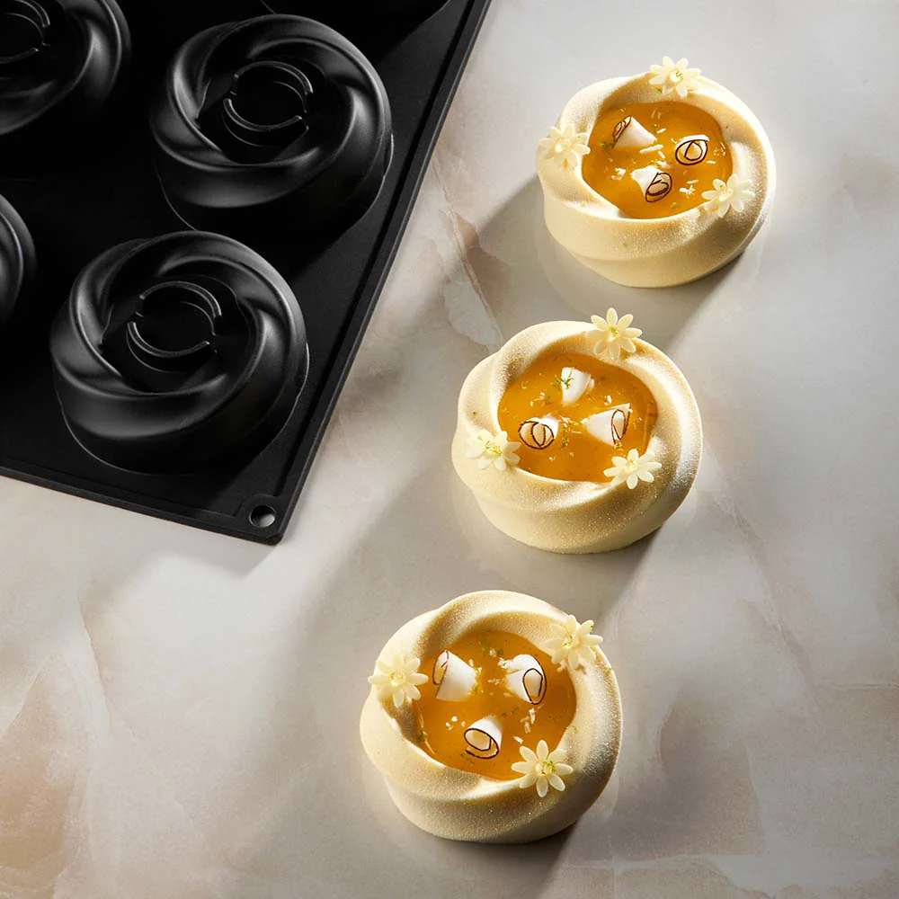 Pavoni Pavocake PX43117 Karma Silicone Mold, 12 Cavities image 1