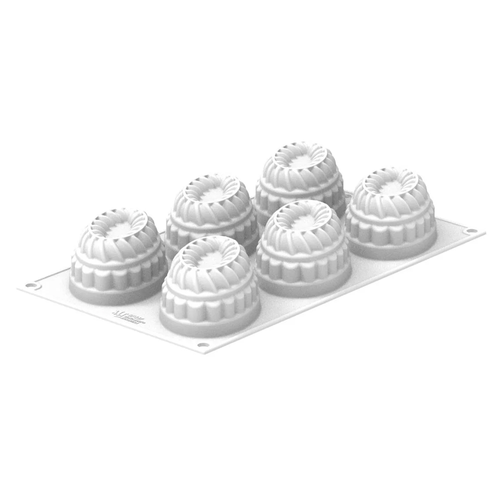 Silikomart PLEIN COEUR OVAL 145 Silicone Oval Mold, 6 Cavities image 2