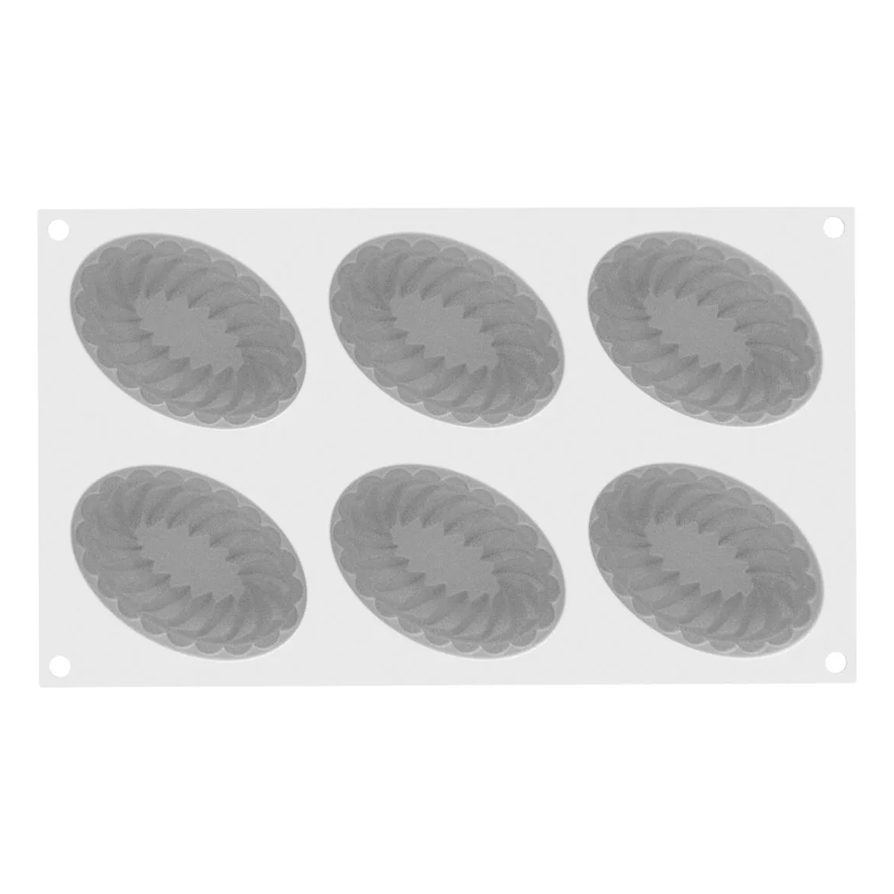 Silikomart PLEIN COEUR OVAL 145 Silicone Oval Mold, 6 Cavities image 4
