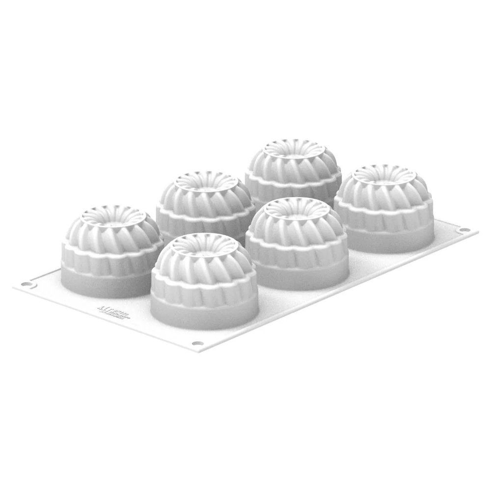 Silikomart PLEIN COUER ROUND 142 Silicone Mold, 6 Cavities image 2