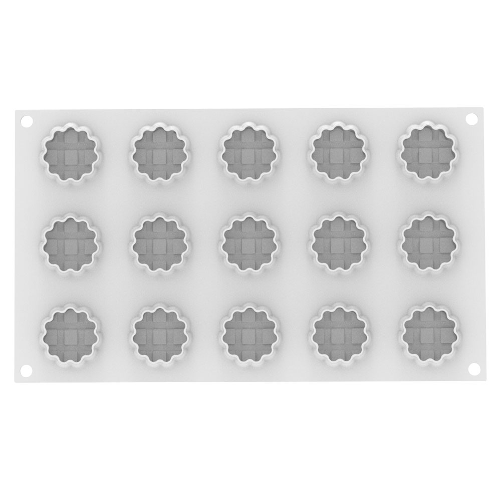Silikomart CROSTATA XS 20 Silicone Mold, 15 Cavities image 3