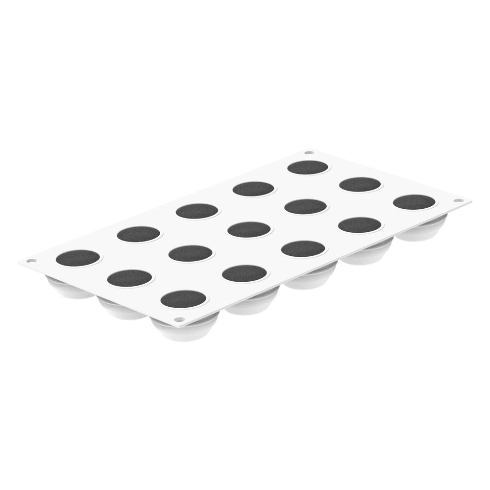 Silikomart BIGNE PERFETTO 30 Silicone Mold, 15 Cavities image 1