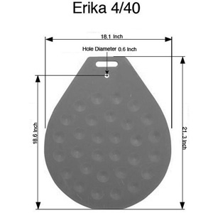 Divider Rounder Molding Plate 30 Part # 45 - Erika 4/40, Item Number S066/4, Used Great Condition image 1
