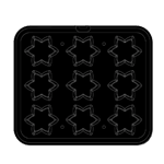 Pavoni Cookmatic Plate PIASTRA119 Star, 9 Cavities image 2
