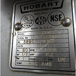 Hobart A200T 20 Qt Mixer With Bowl And 2 Attachments Included, Used Excellent Condition image 3
