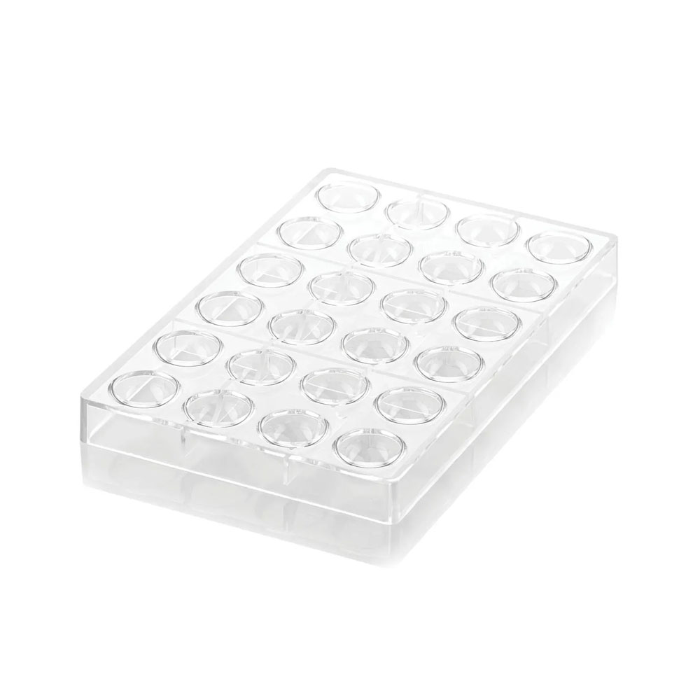 Silikomart Tritan SEMISFERA-P Chocolate Mold, 24 Cavities image 2