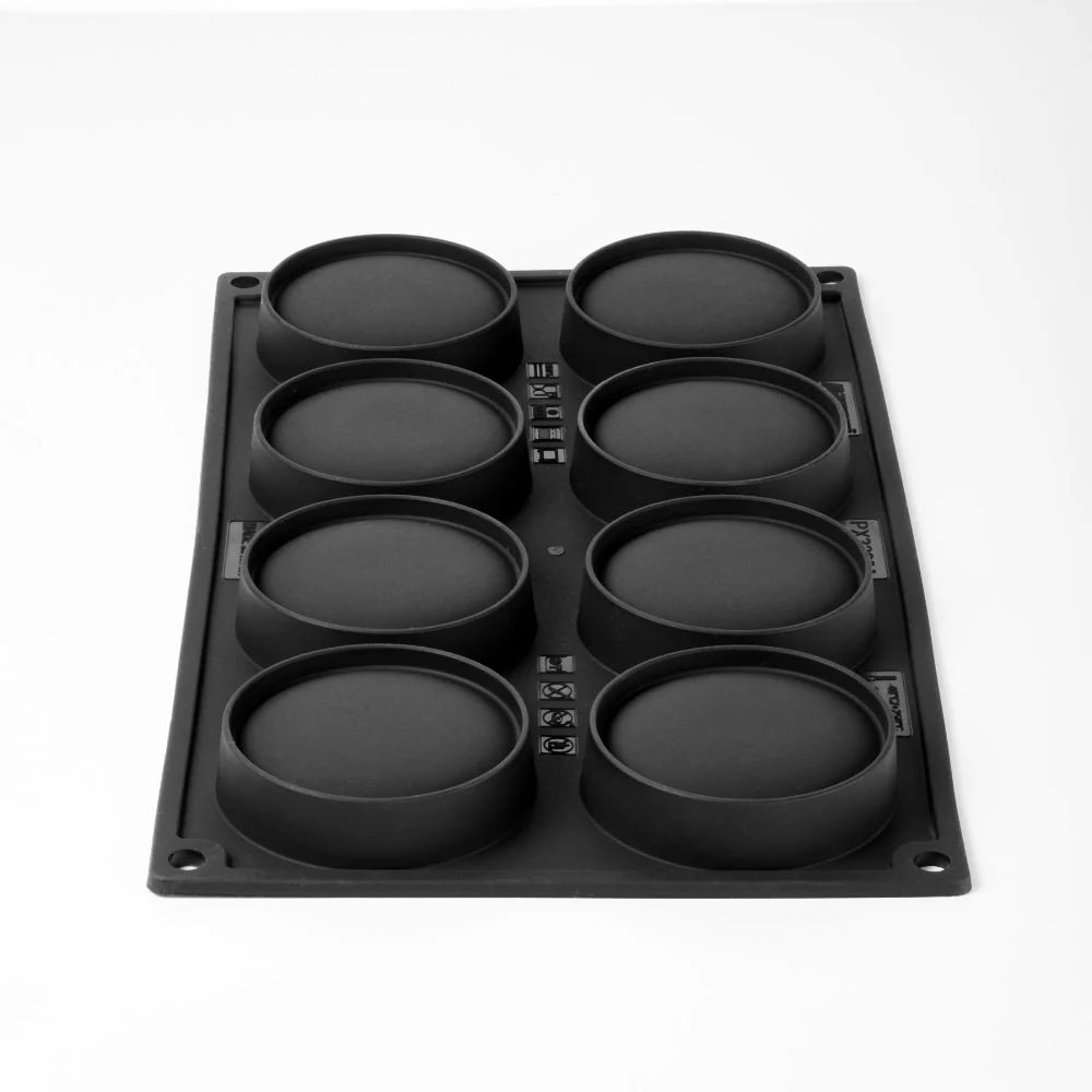 Pavoni Macaron Silicone Mold, 8 Cavities image 2