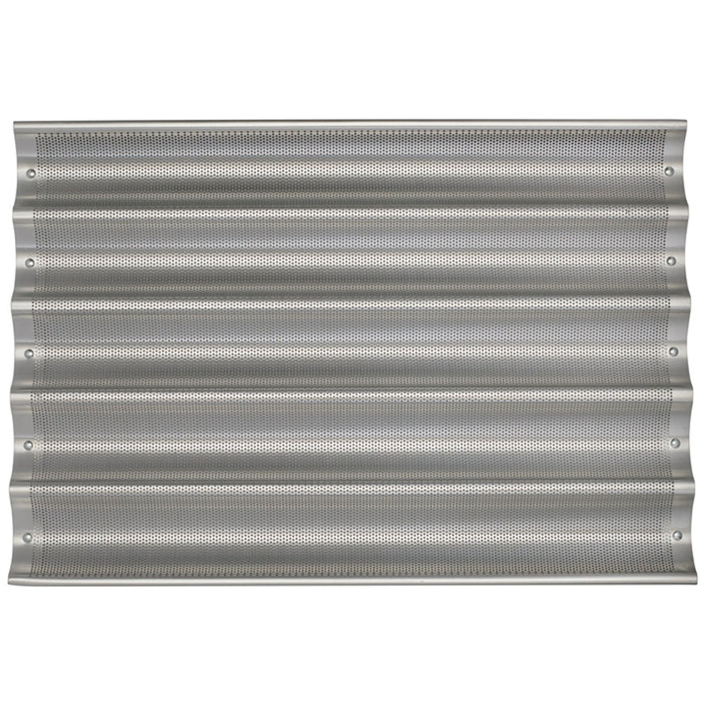 Winco Perforated Non Stick Baguette Pan, 5 Cavities image 1