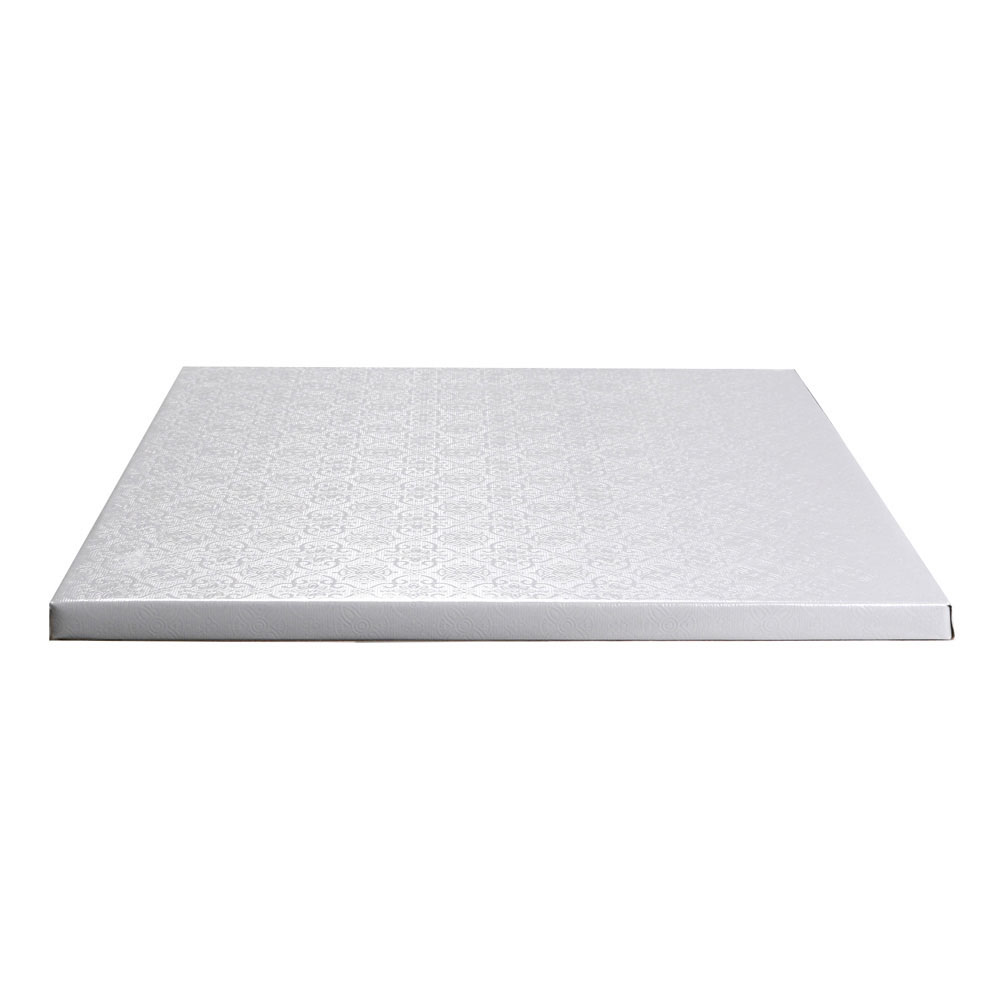 O'Creme Square White Cake Drum Boards, 22" x 22" - Pack of 5 image 1