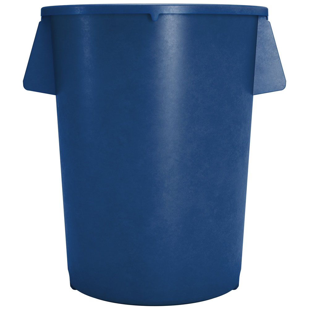 Carlisle Bronco Blue Round Waste Container, 20 Gallon image 2