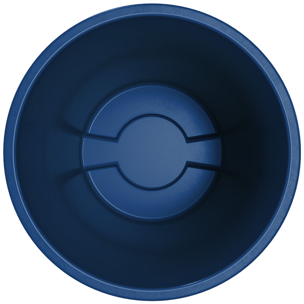 Carlisle Bronco Blue Round Waste Container, 20 Gallon image 3