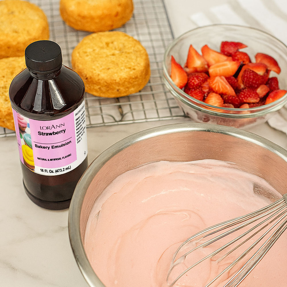LorAnn Oils Strawberry Bakery Emulsion, 16 oz. image 1