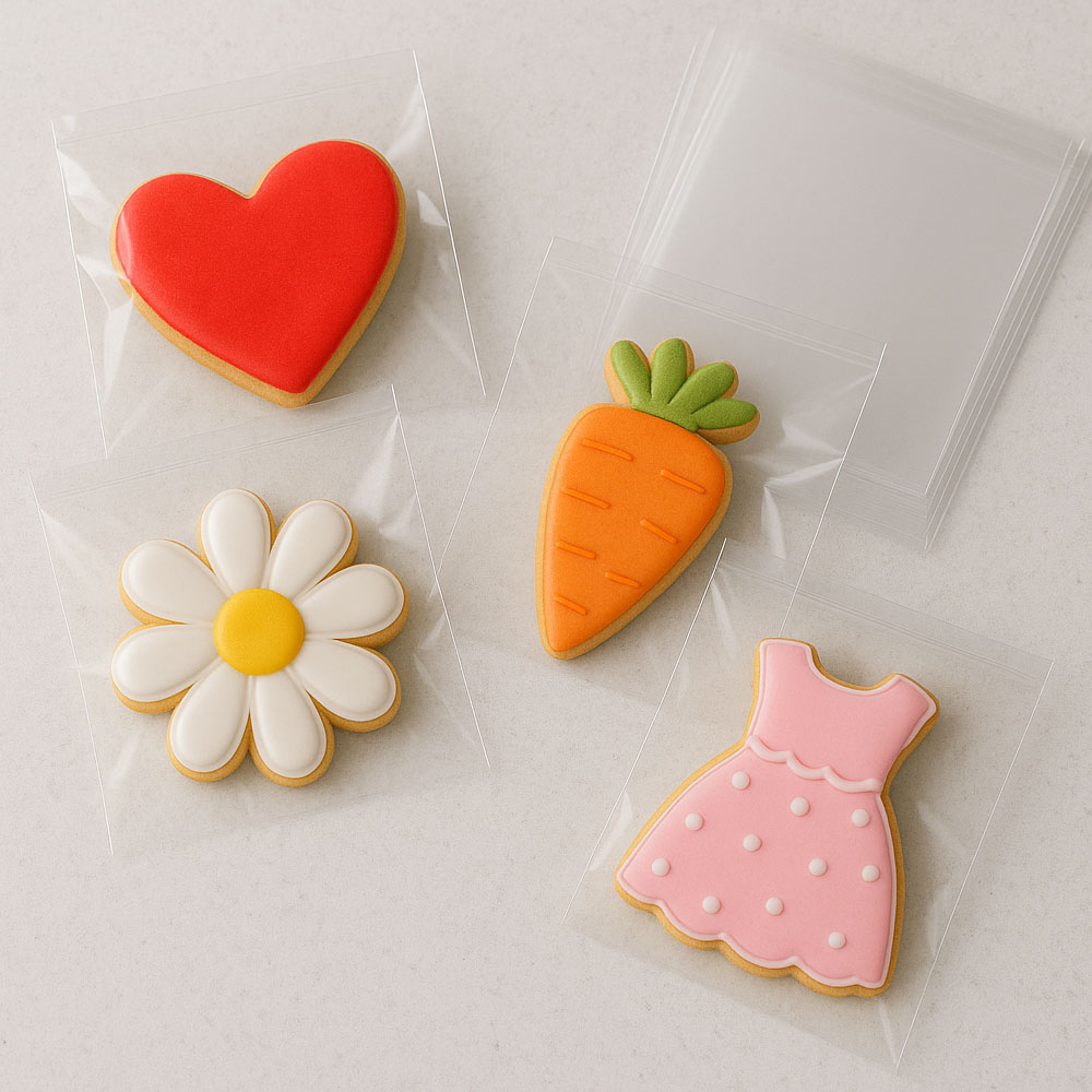 O'Creme Cellophane Bags with Seal, 5" x 7" - Pack of 100 image 1