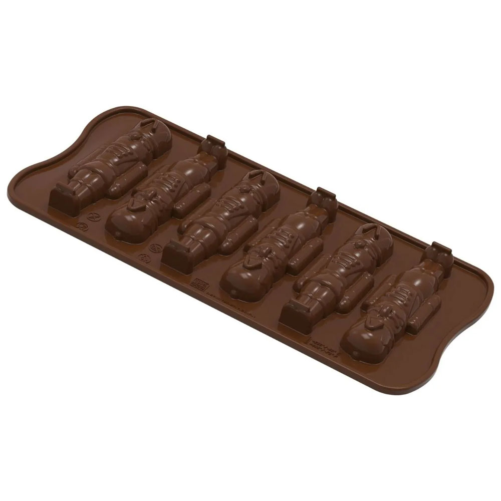Silikomart Nutcracker Silicone Chocolate Mold, 6 Cavities image 4