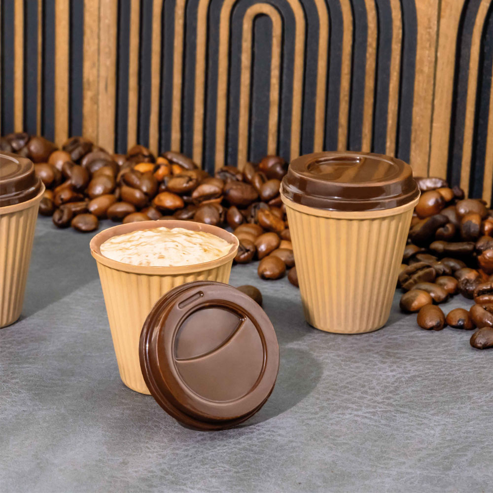 Martellato Barista Coffee Cup Polycarbonate Chocolate Mold, 2-Piece image 2