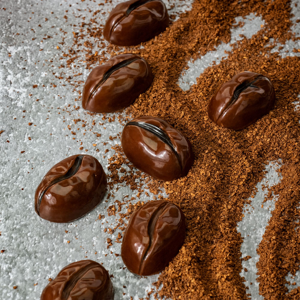 Martellato Coffee Bean Polycarbonate Chocolate Mold, 24 Cavities image 2