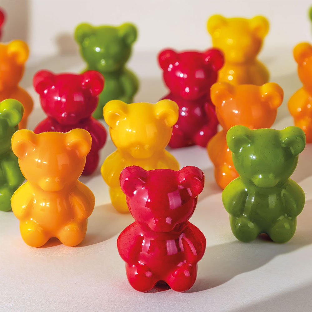 Martellato Bobo Bear Polycarbonate Chocolate Mold, 20 Cavities image 2