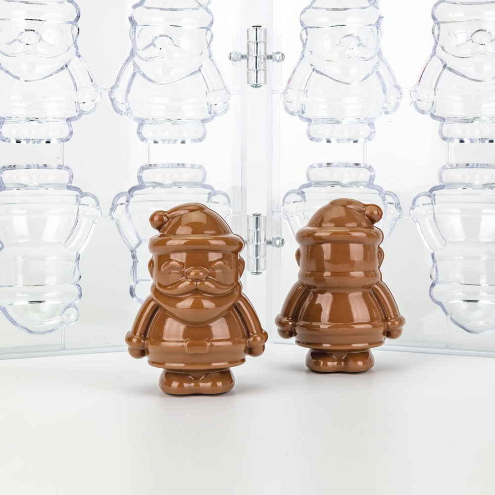 Martellato 3D Klaus Polycarbonate Chocolate Mold, Set of 2 image 2