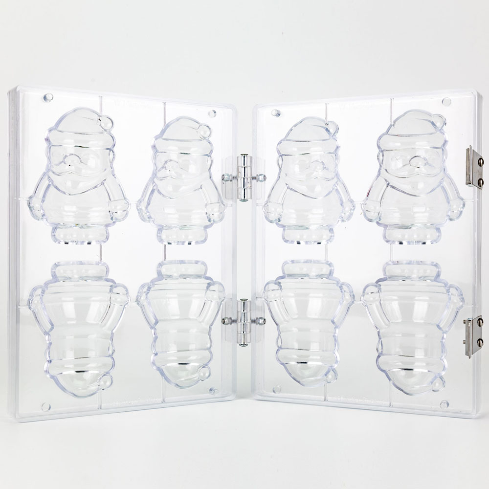 Martellato 3D Klaus Polycarbonate Chocolate Mold, Set of 2 image 3