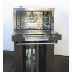 Cadco XAFT-03HS-GD Half-Size Countertop Convection Oven with XAKPT-08HS-C Half Size Proofer, Used Excellent Condition image 1