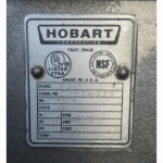 Hobart H600 60 Qt Mixer Bowl And 2 Attachments Included, Used Excellent Condition image 3