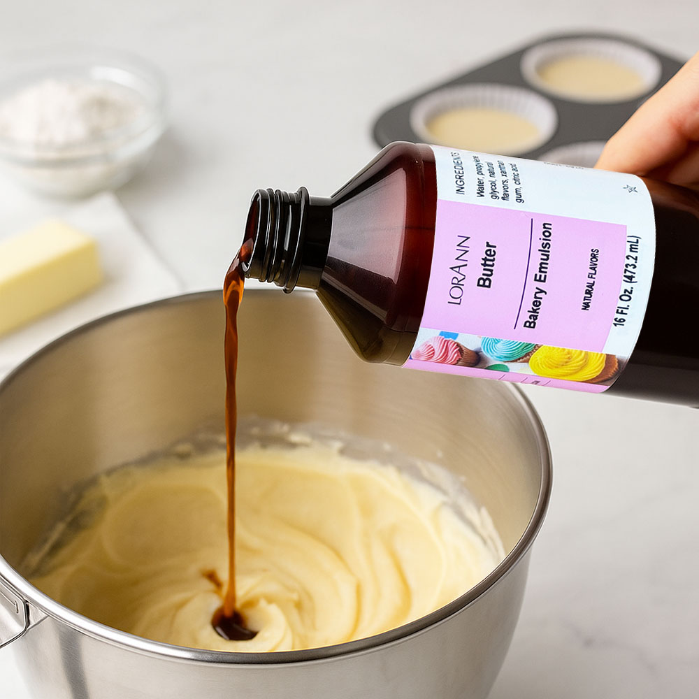 LorAnn Oils Natural Butter Bakery Emulsion, 16 oz. image 1