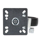 Update International Universal 5" Swivel Plate Caster, With Brake image 2
