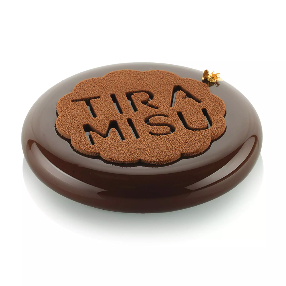 Silikomart TIRAMISU Decorative Silicone Mold, Set of 6 image 1