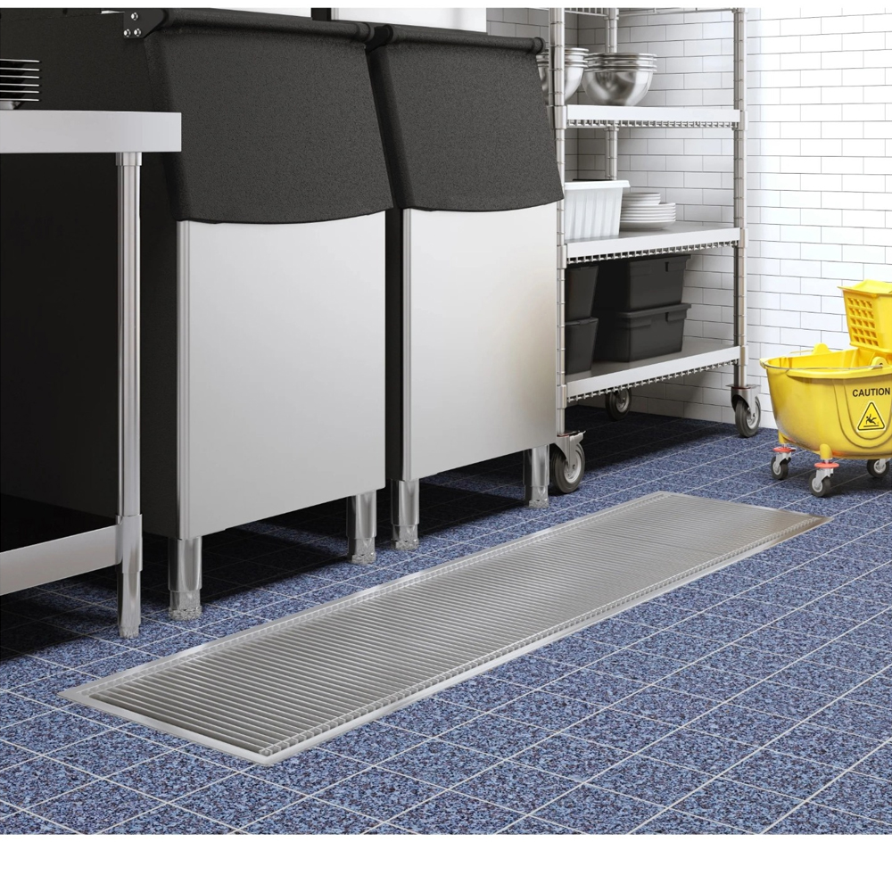Stainless Steel Floor Trough Grates, 84" x 18" image 2
