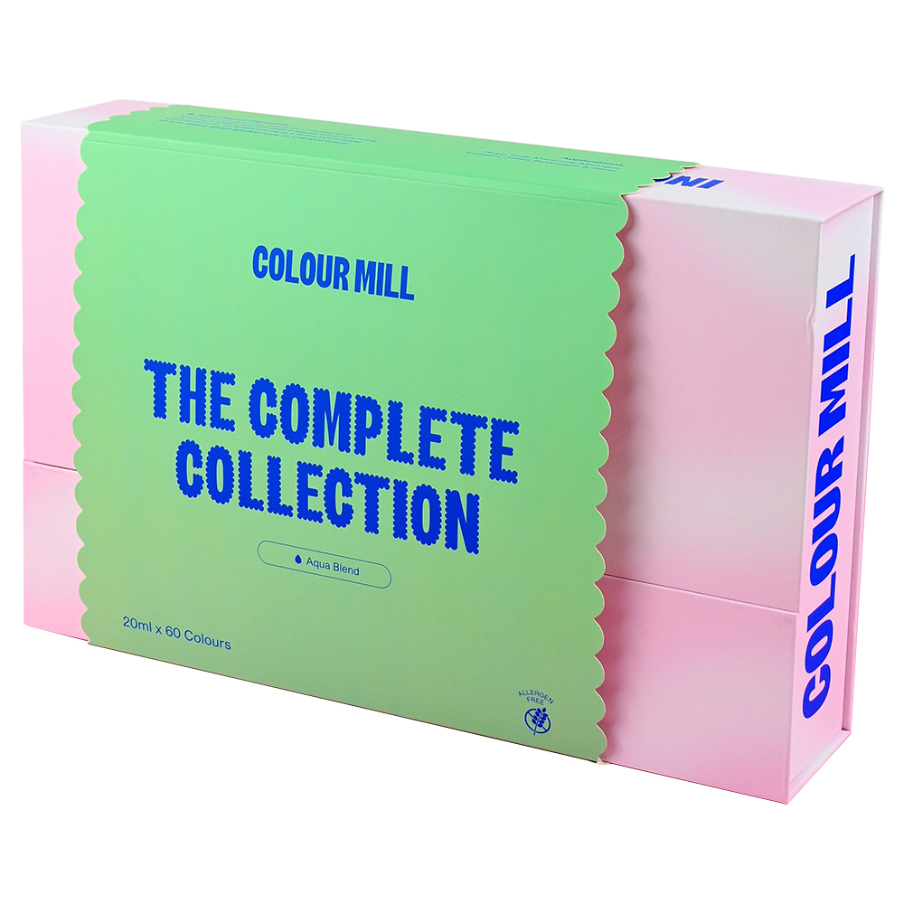 Colour Mill Aqua Based Food Color Complete Collection, 20ml - Pack of 60 image 1
