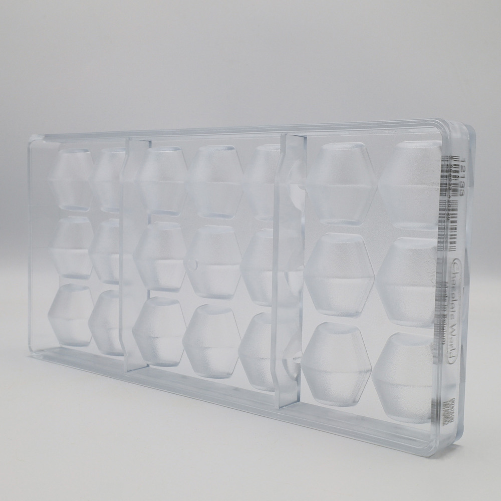 Chocolate World Horizontal Cone Polycarbonate Chocolate Mold, 21 Cavities image 2
