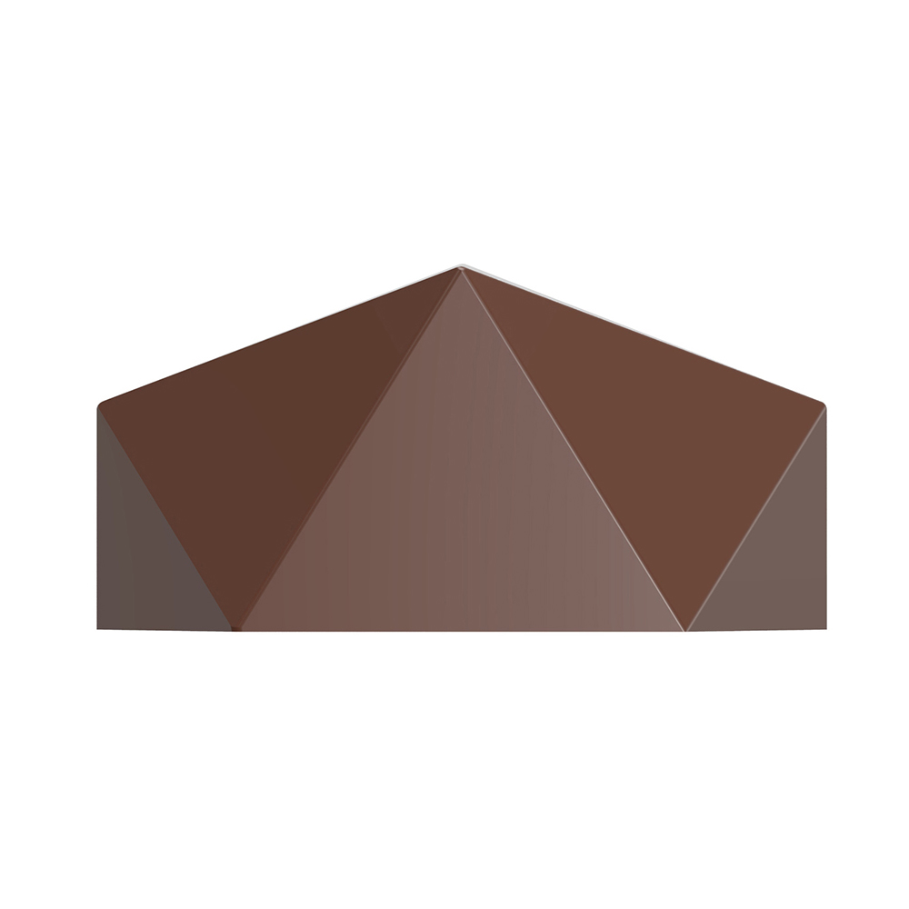 Chocolate World Faceted Polycarbonate Chocolate Mold, 24 Cavities image 2