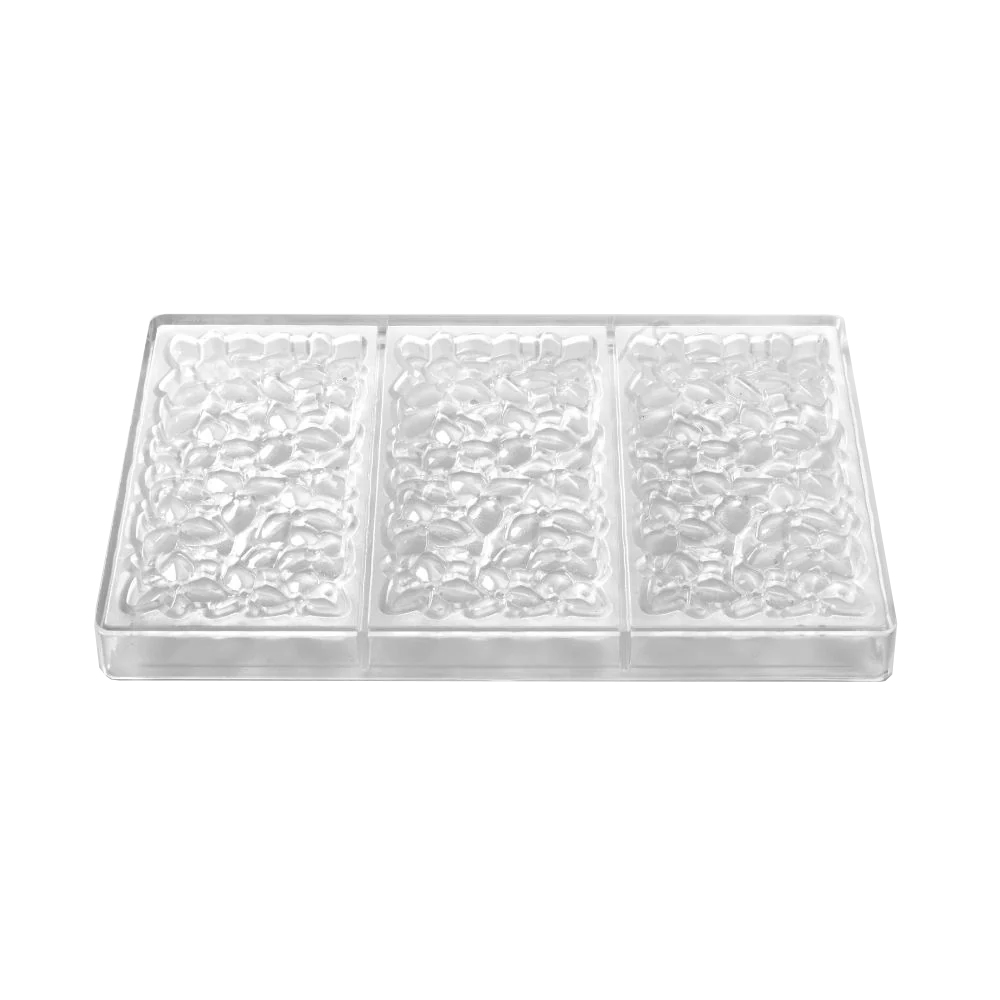 Pavoni Polycarbonate Flower Bouquet Chocolate Bar Mold, 3 Cavities image 3