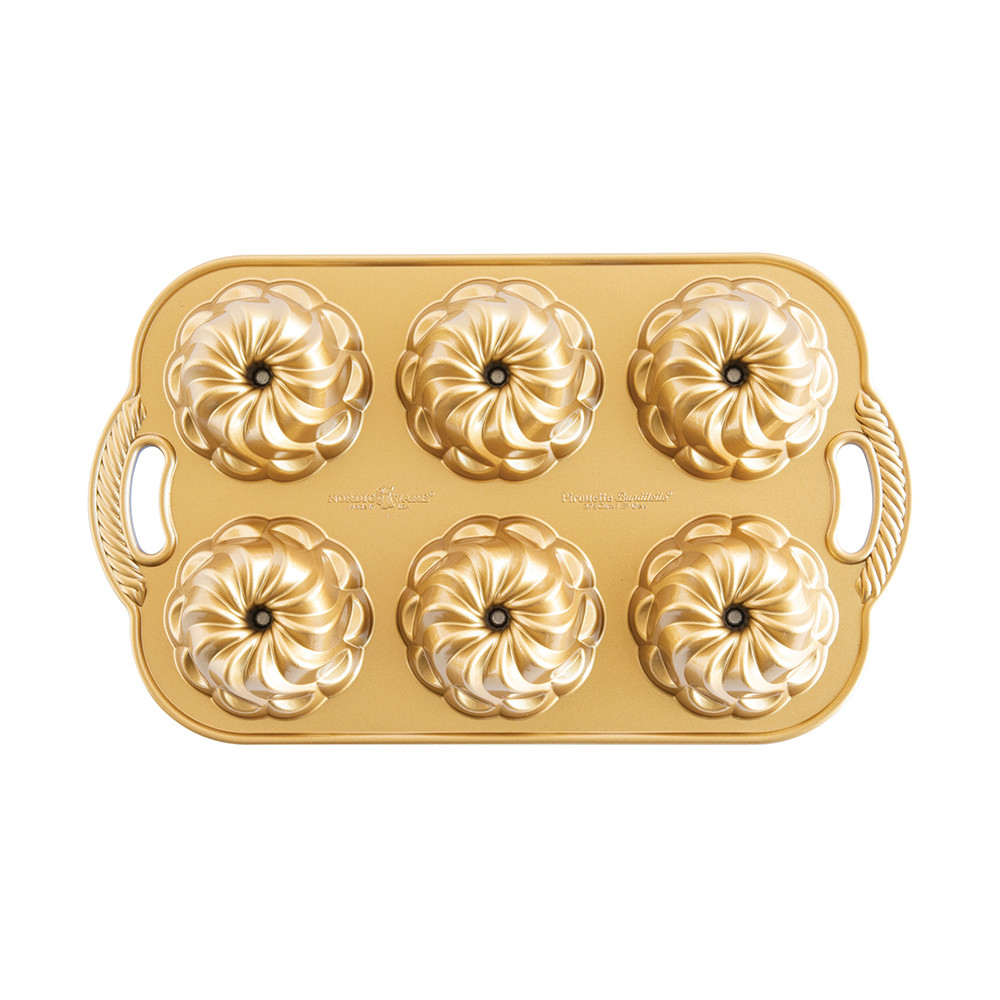 Nordic Ware Pirouette Bundtlette Pan, 6 Cavities image 1