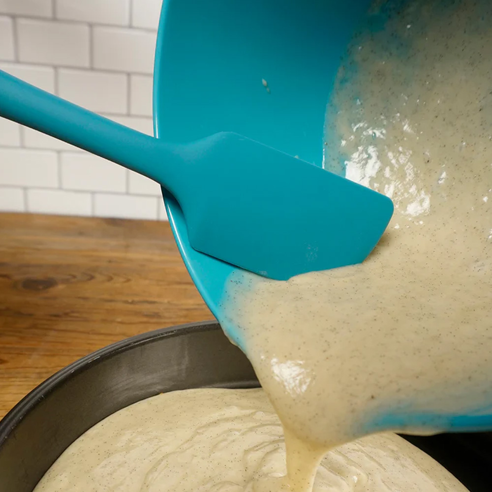 RSVP International Ela Style Turquoise Spatula, 11" image 1